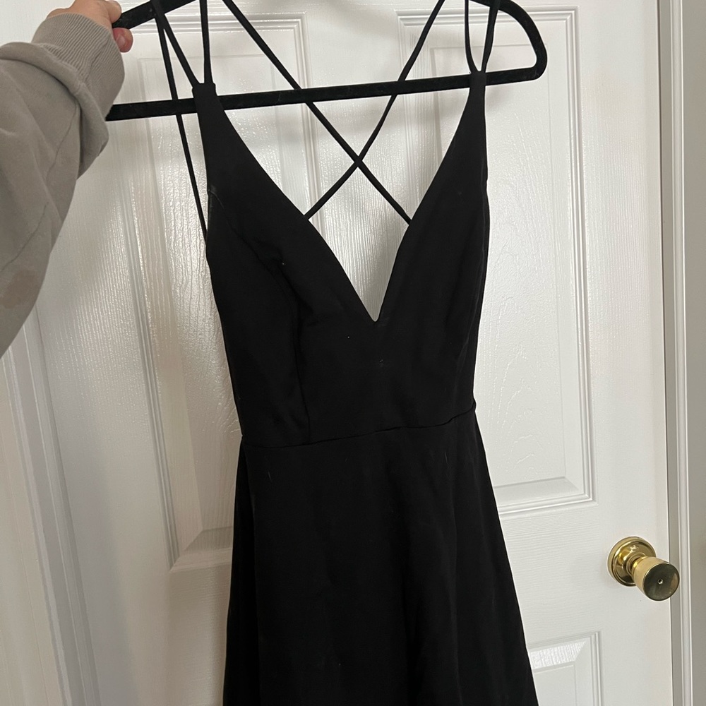 Lulus Black Skater Dress